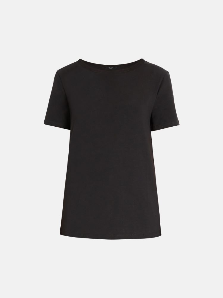 Cotton jersey T-shirt, black - Weekend Max Mara