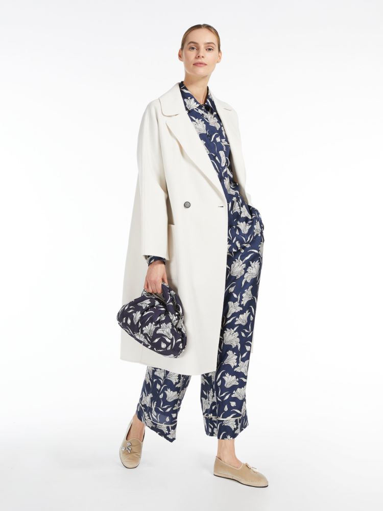Manteau Femme Max Mara Occasion - Noir, Taille 36, Cachemire, Capuche, Ceinture, Mi-long