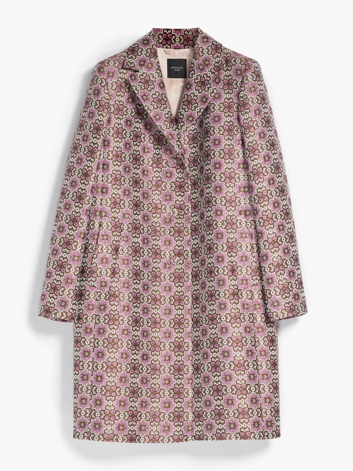 Jacquard cotton coat Weekend Maxmara Jacquard cotton coat Weekend Maxmara