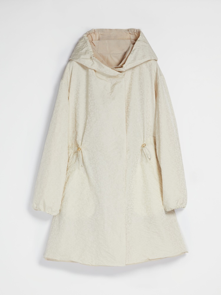 Reversible water-repellent taffeta parka, ivory - Weekend Max Mara