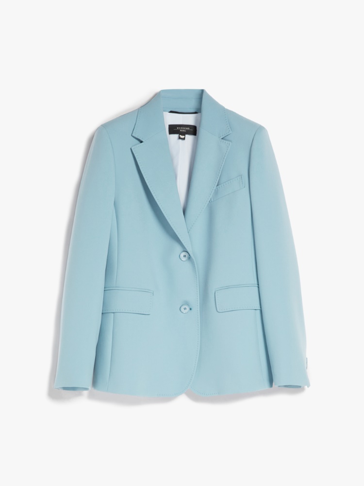 Viscose canvas blazer, water - Weekend Max Mara