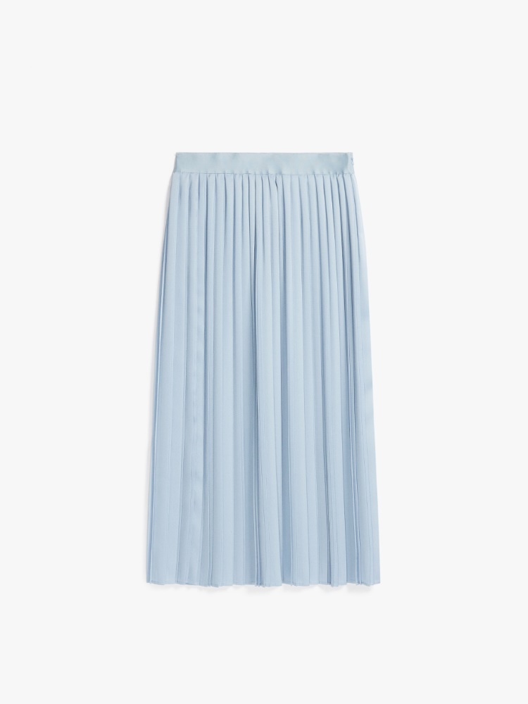 Pleated skirt, light blue - Weekend Max Mara