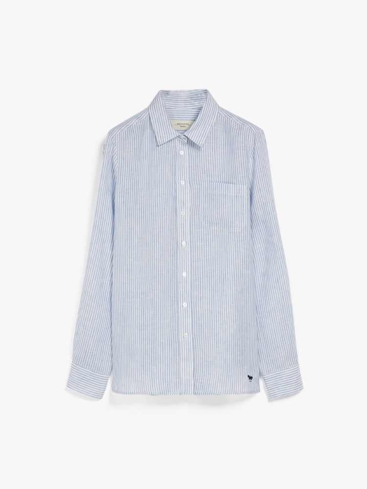 Linen shirt , light blue - Weekend Max Mara
