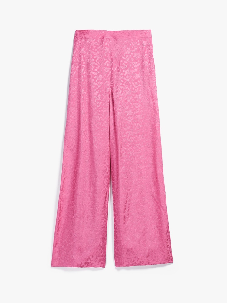 Viscose pareo trousers, pink - Weekend Max Mara