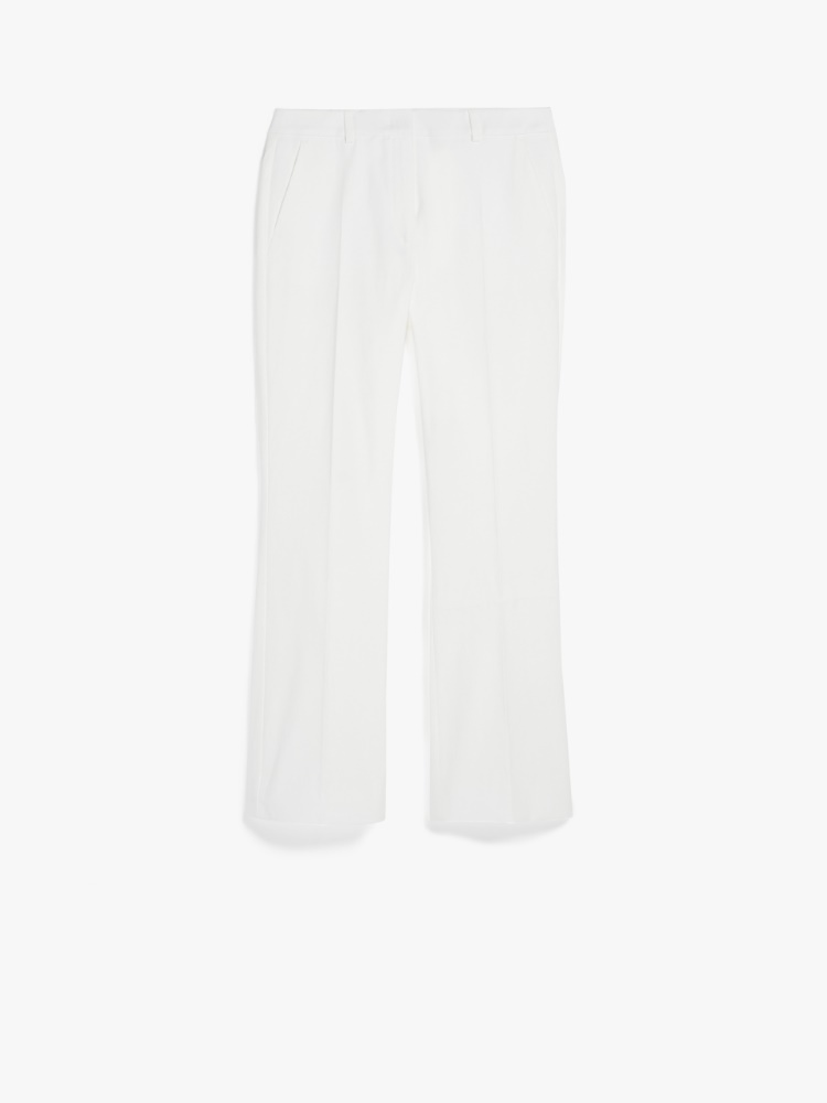 Cotton trousers, white - Weekend Max Mara