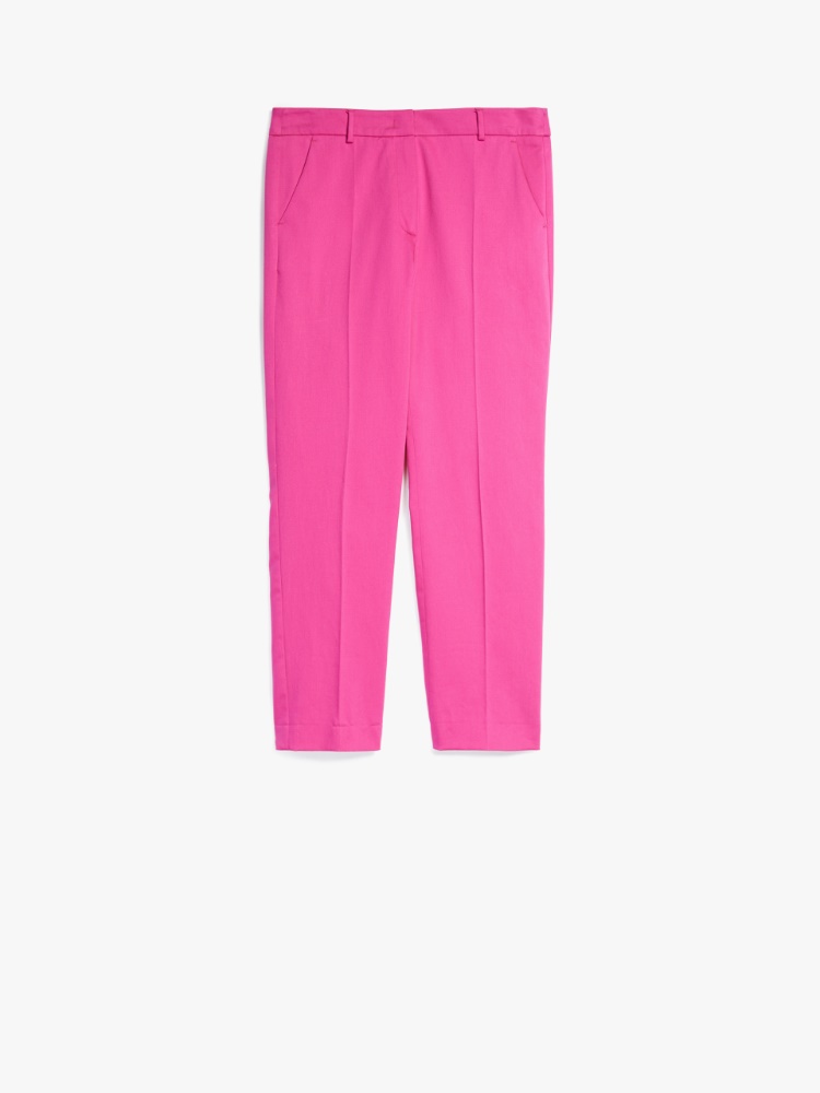 Sateen trousers, fuchsia - Weekend Max Mara