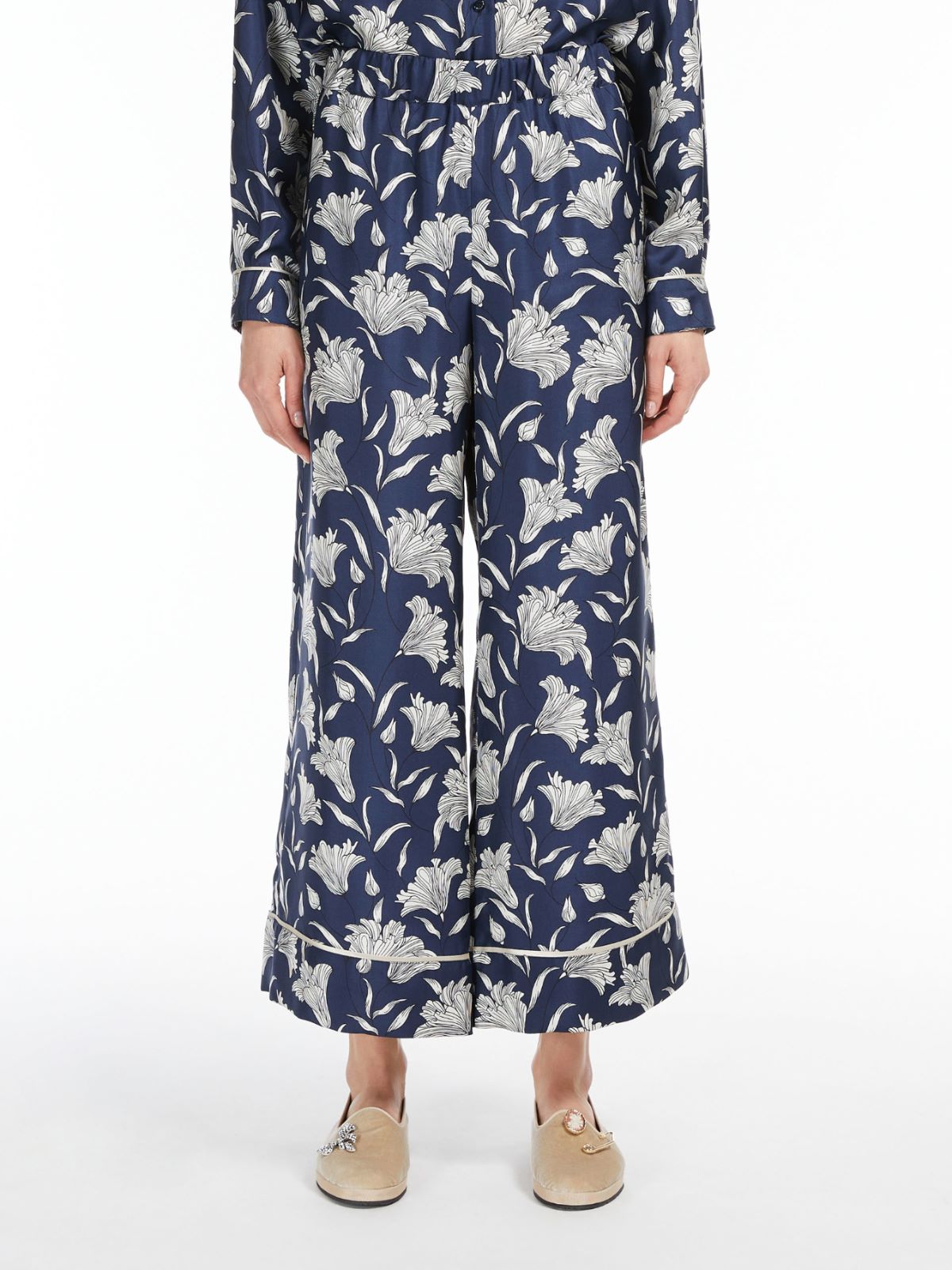 Silk twill trousers Weekend Maxmara Silk twill trousers Weekend Maxmara