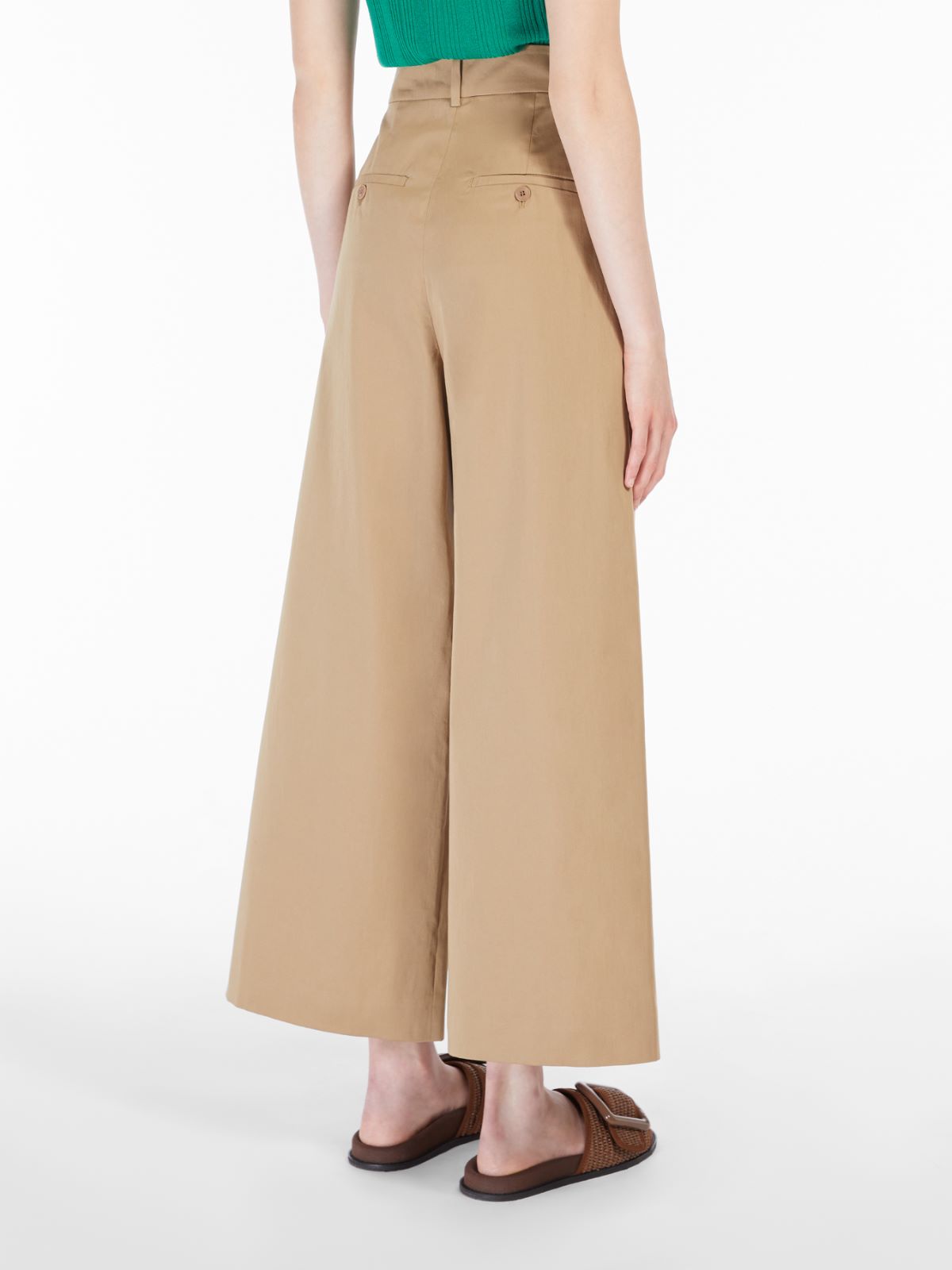 Cotton sateen trousers Weekend Maxmara Cotton sateen trousers Weekend Maxmara