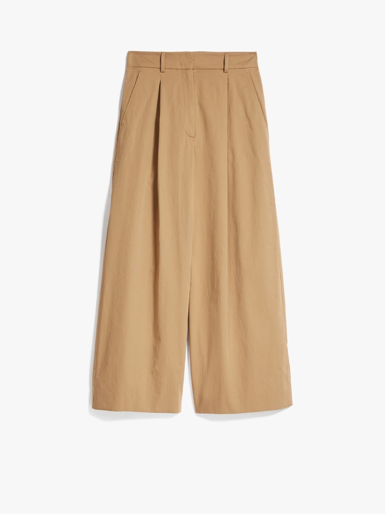 Cotton sateen trousers, colonial - Weekend Max Mara