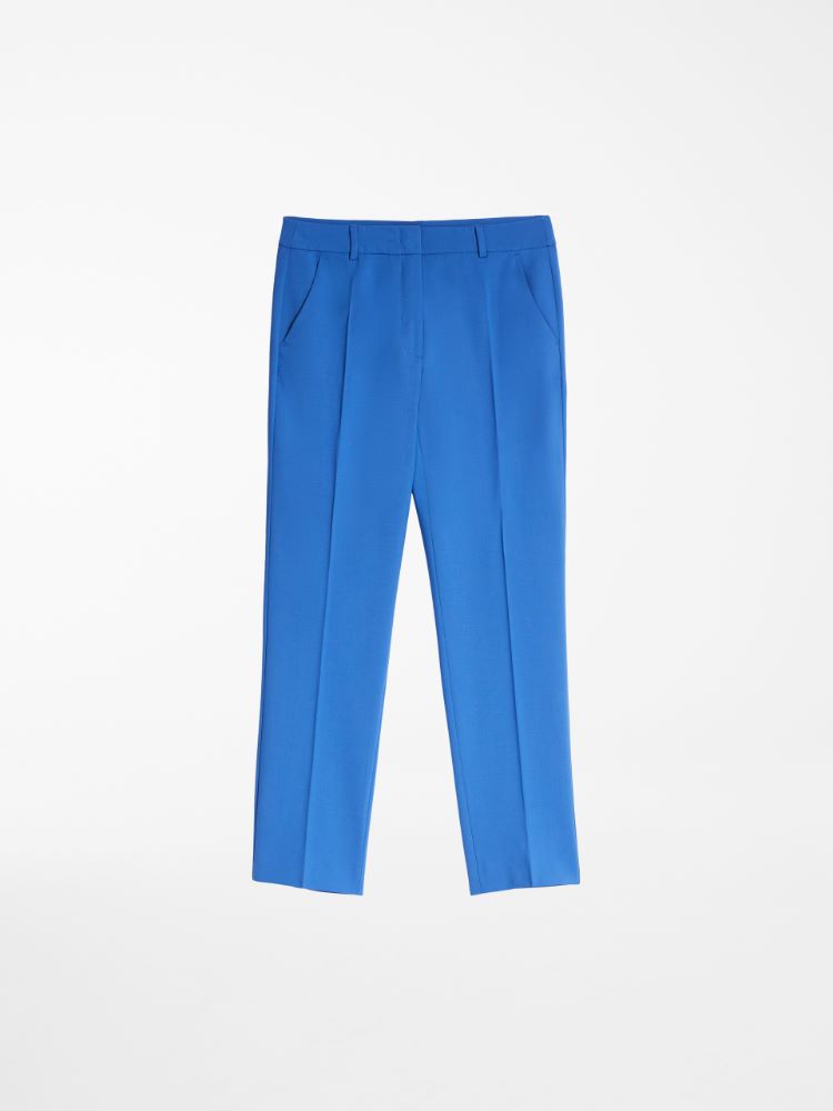Woollen cloth trousers, cornflower blue - Weekend Max Mara