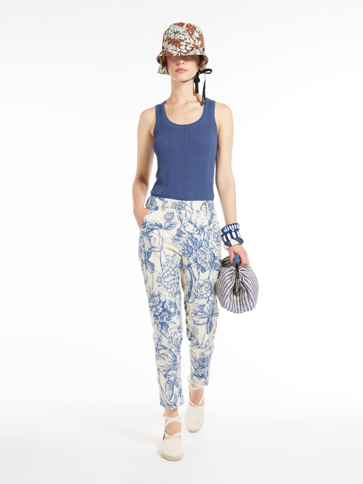 Cotton Ottoman trousers Weekend Maxmara Cotton Ottoman trousers Weekend Maxmara