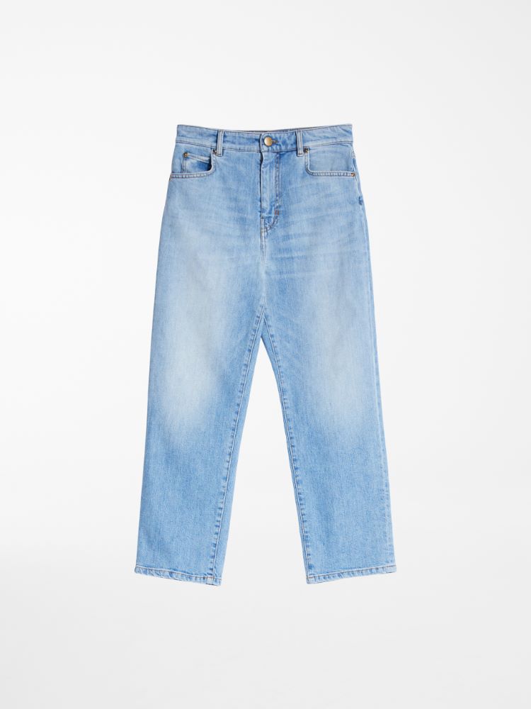 Carrot-fit denim jeans, navy - Weekend Max Mara