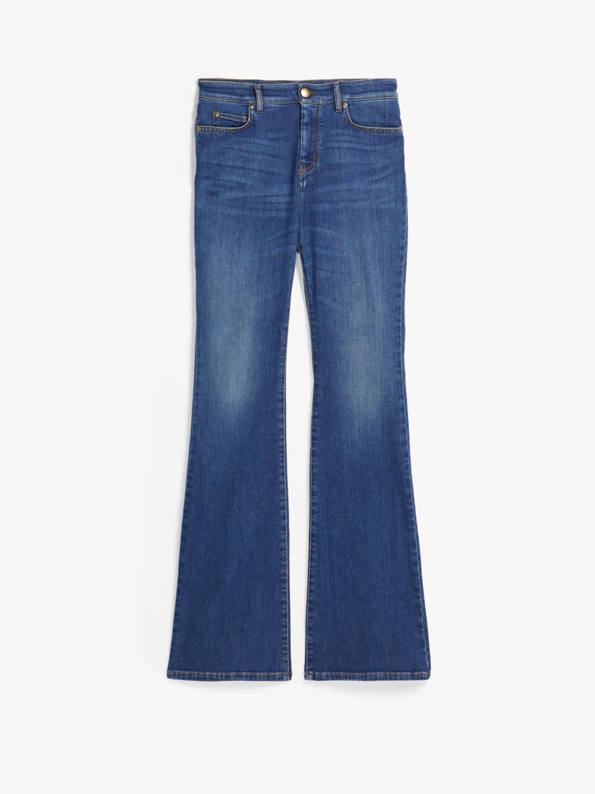 Fit-and-flare denim jeans, navy - Weekend Max Mara