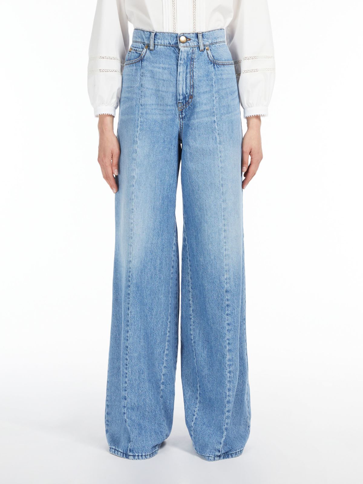 Wide-fit denim jeans Weekend Maxmara Wide-fit denim jeans Weekend Maxmara