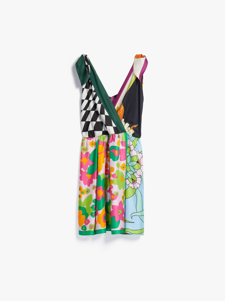 Silk twill dress , navy - Weekend Max Mara