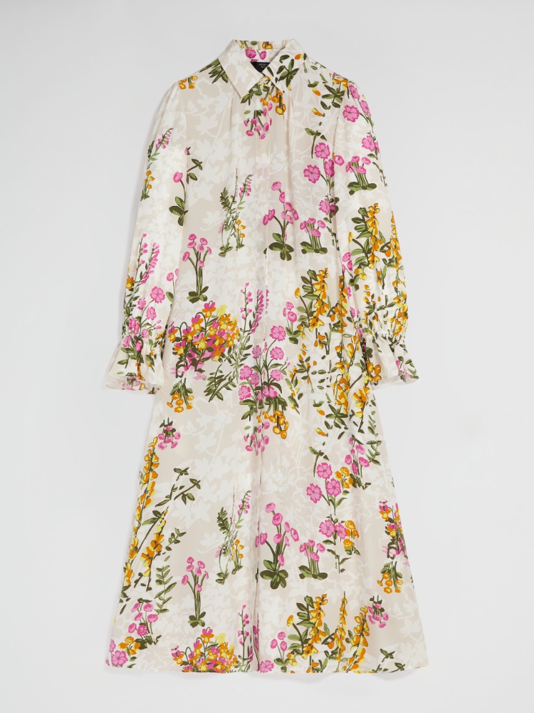 Silk crepe de chine dress, powder - Weekend Max Mara