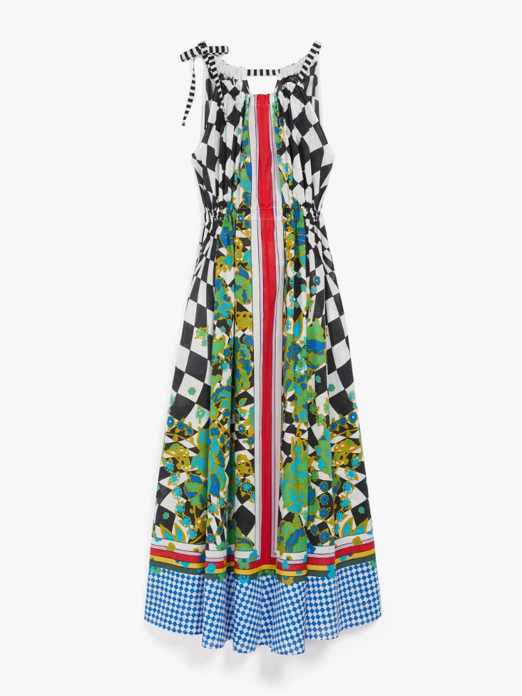 Cotton voile dress, multicolour - Weekend Max Mara