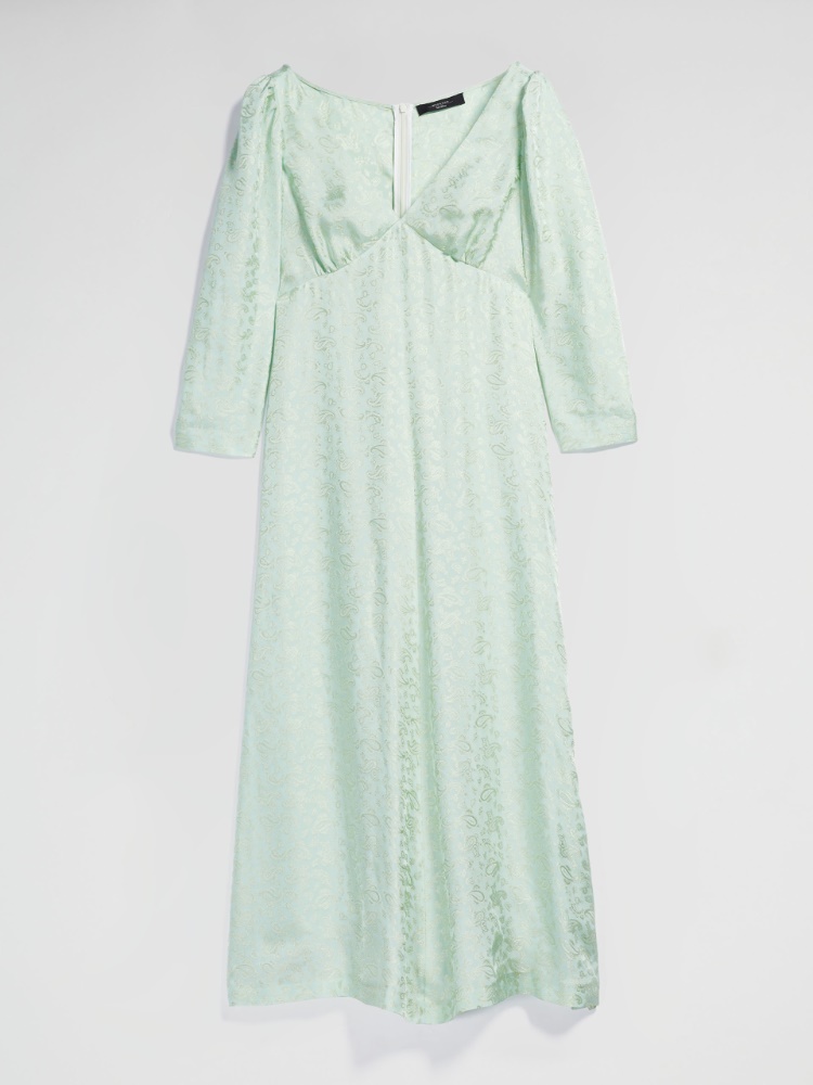Viscose jacquard dress, pastel green - Weekend Max Mara