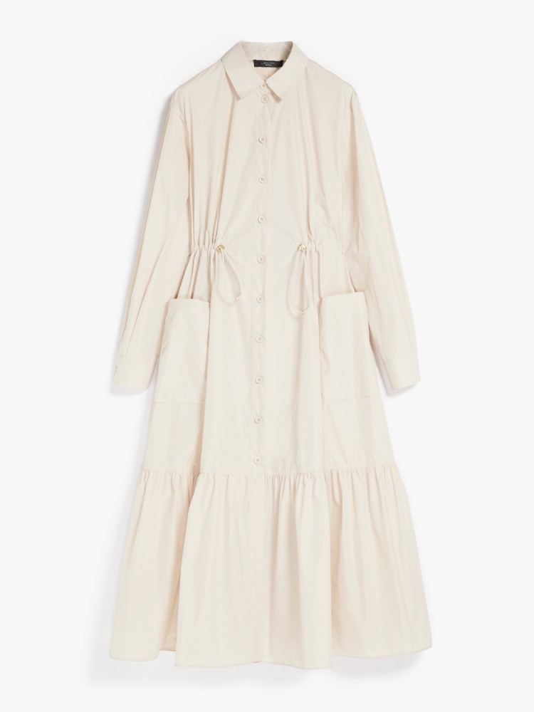 Water-repellent taffeta dress, sand - Weekend Max Mara