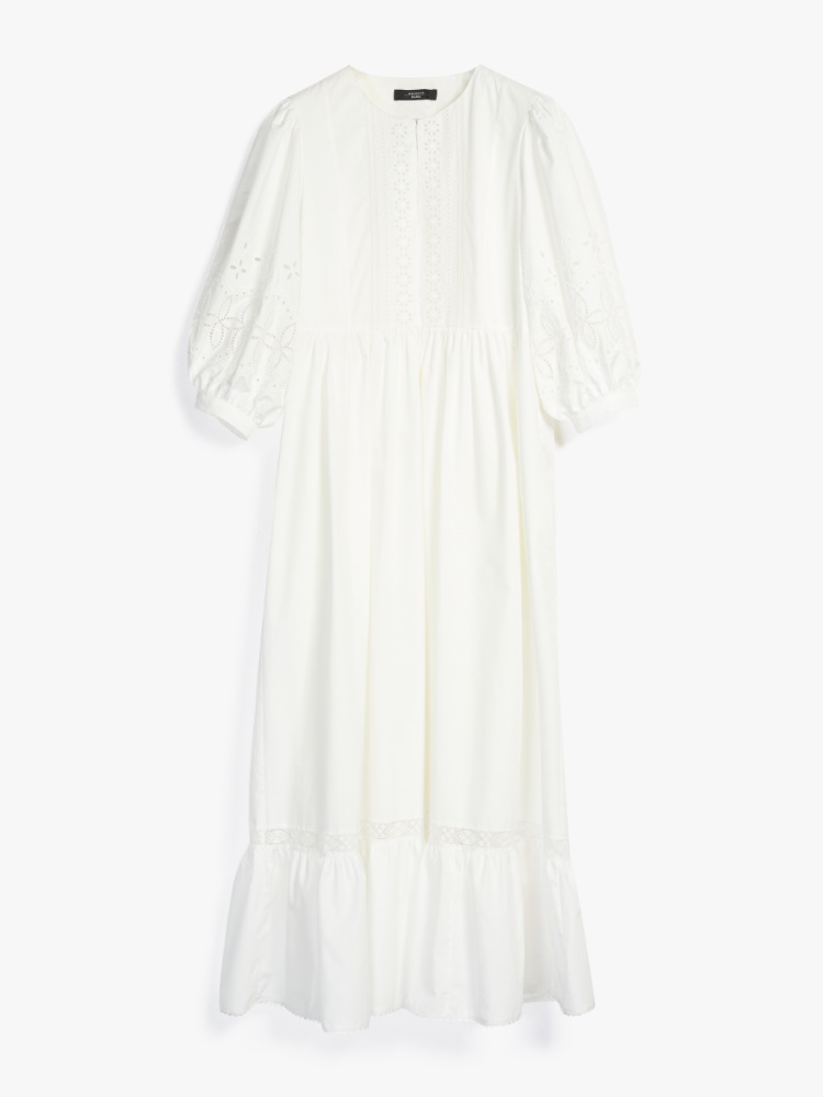 Cotton poplin dress, white - Weekend Max Mara