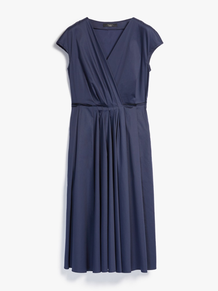 Sateen dress, navy - Weekend Max Mara