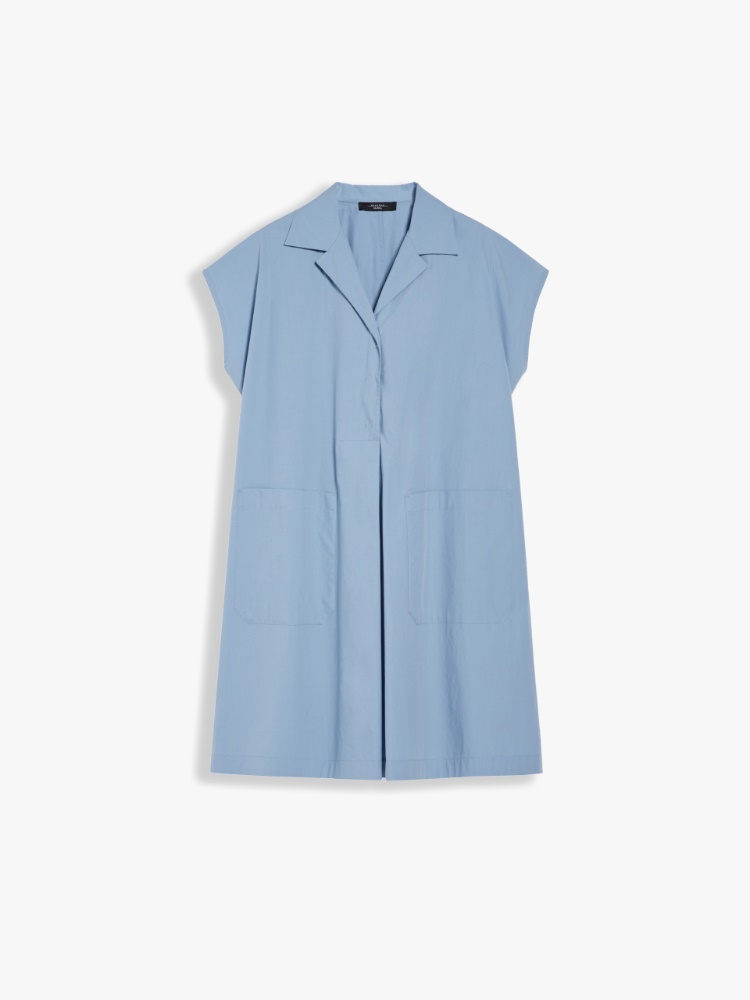 Cotton dress , sky blue - Weekend Max Mara