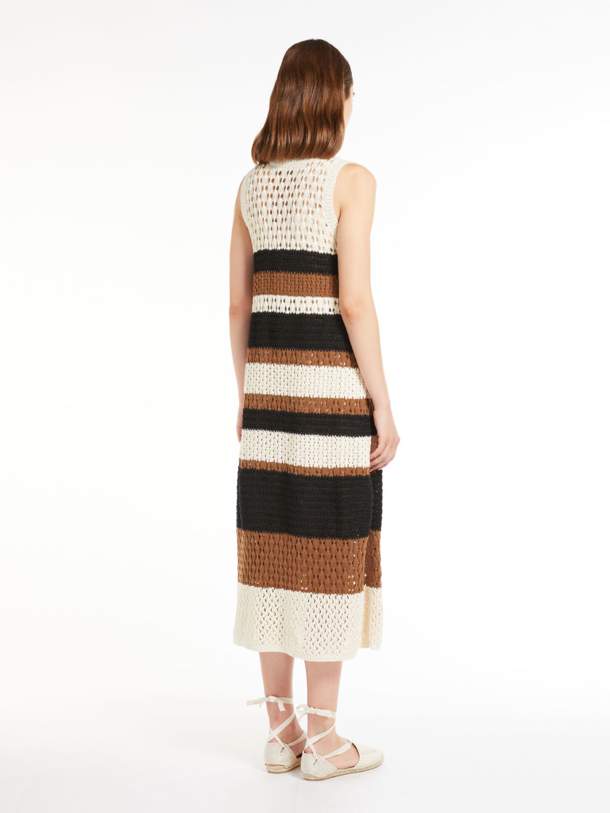 Cotton and linen yarn dress Weekend Maxmara Cotton and linen yarn dress Weekend Maxmara