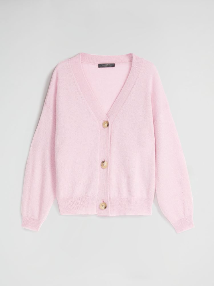 Mohair-blend cardigan, quartz - Weekend Max Mara