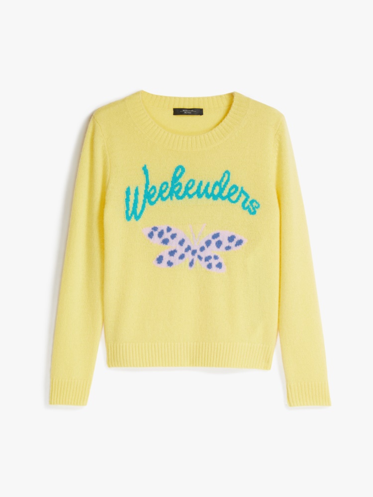 Cashmere sweater, lemon - Weekend Max Mara