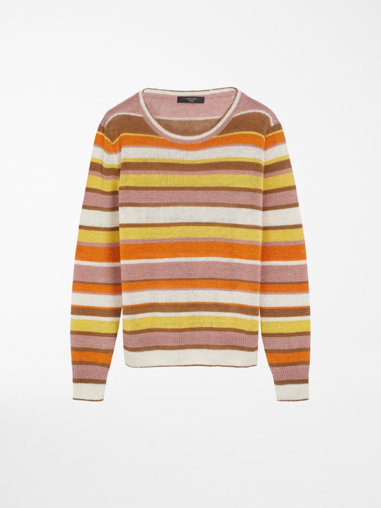 Linen yarn sweater, multicolour - Weekend Max Mara