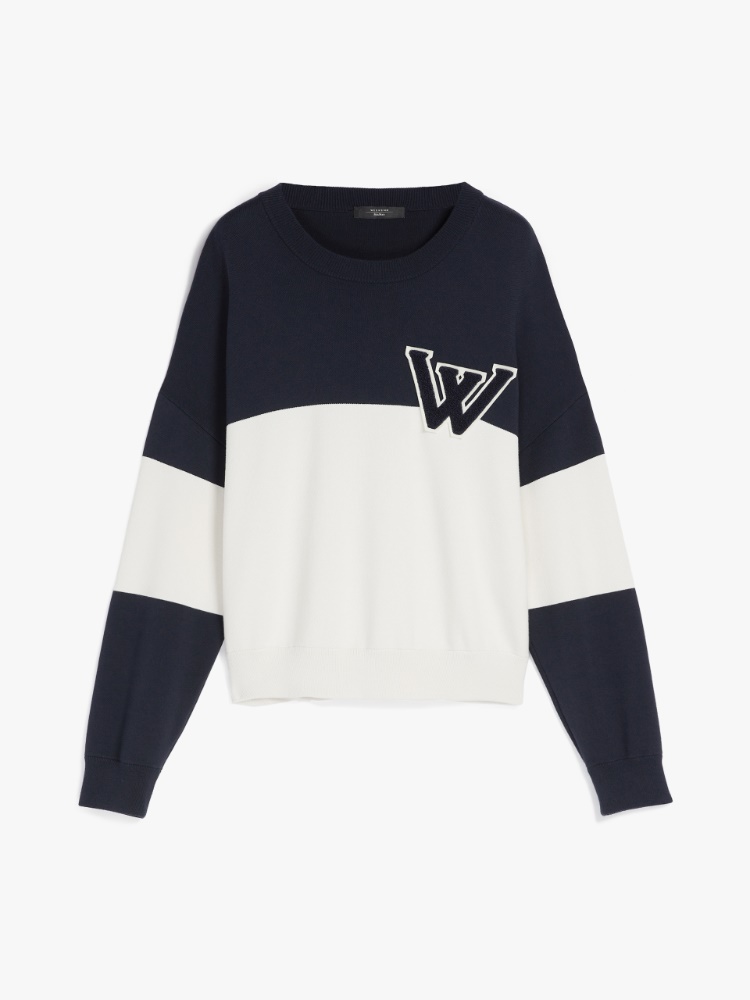 Viscose sweater, ultramarine - Weekend Max Mara