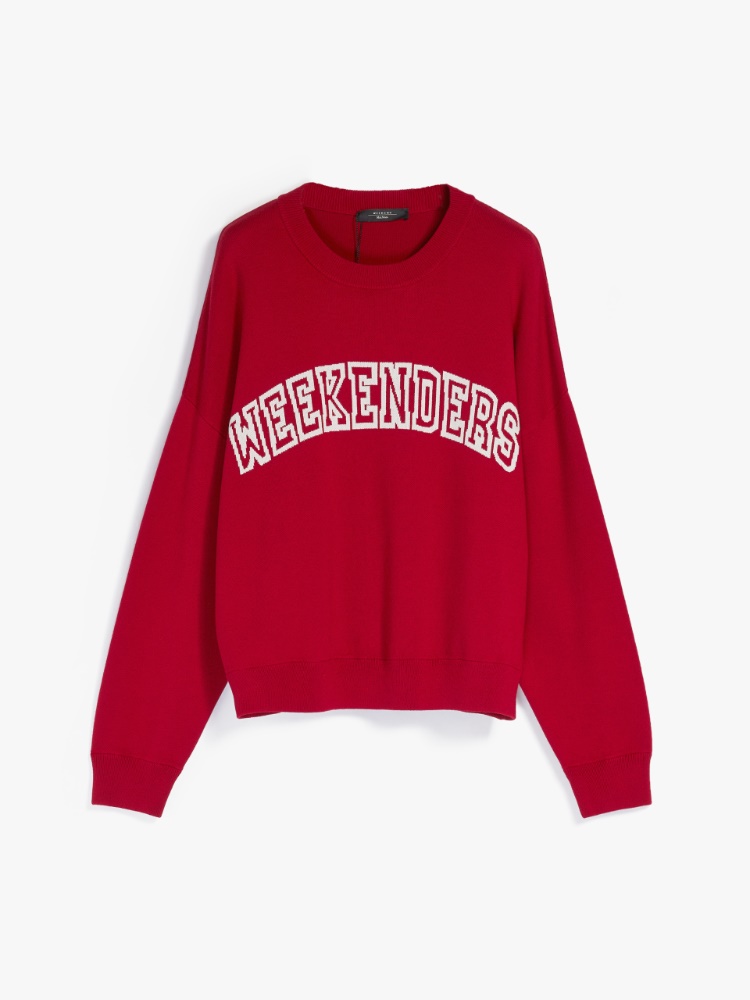 Viscose sweater, red - Weekend Max Mara