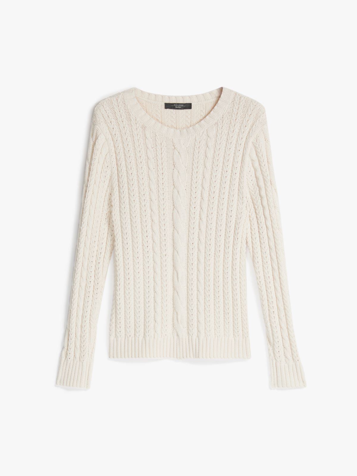 Cotton-blend cordonnet sweater Weekend Maxmara Cotton-blend cordonnet sweater Weekend Maxmara
