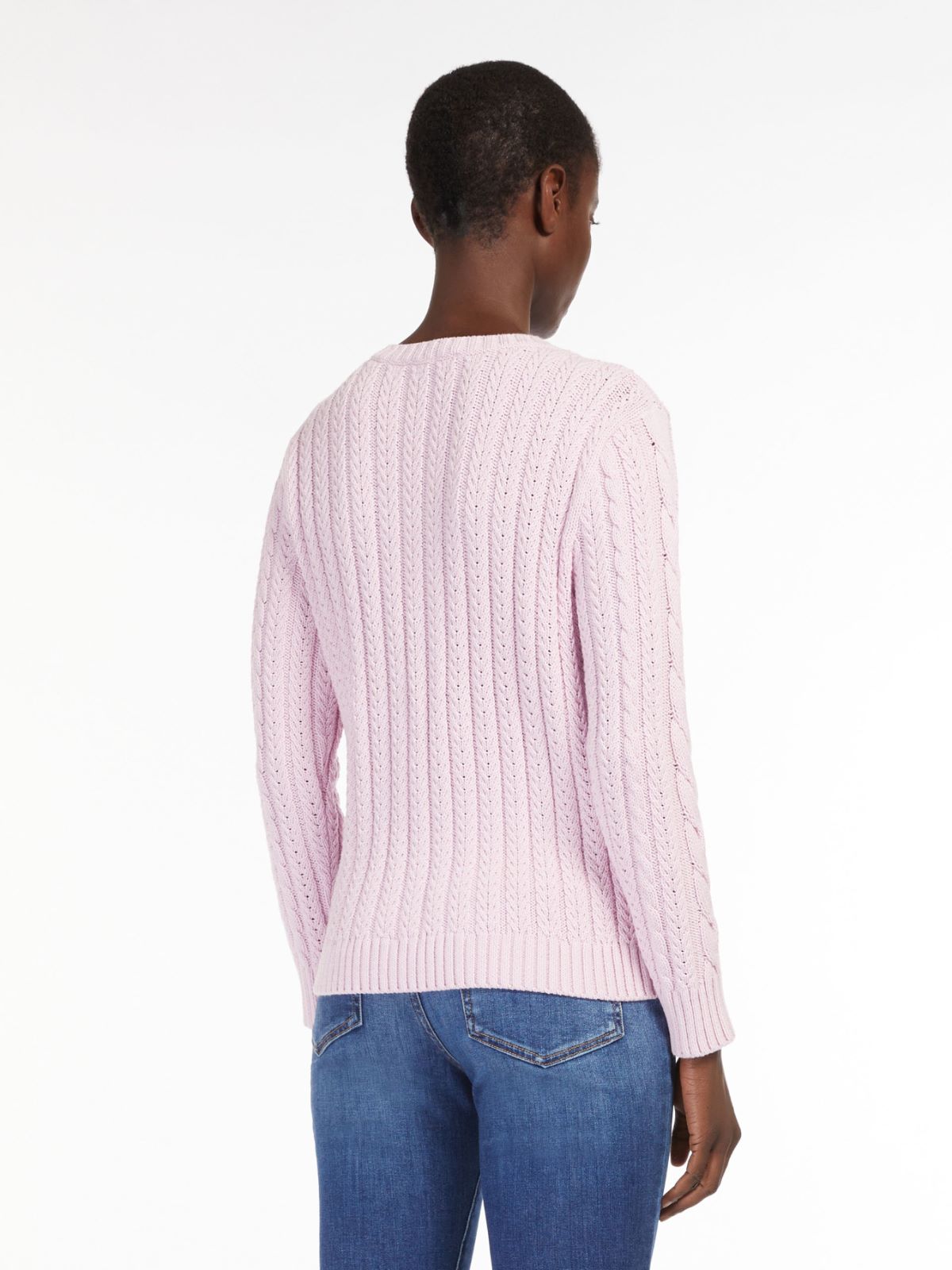 Cotton-blend cordonnet sweater Weekend Maxmara