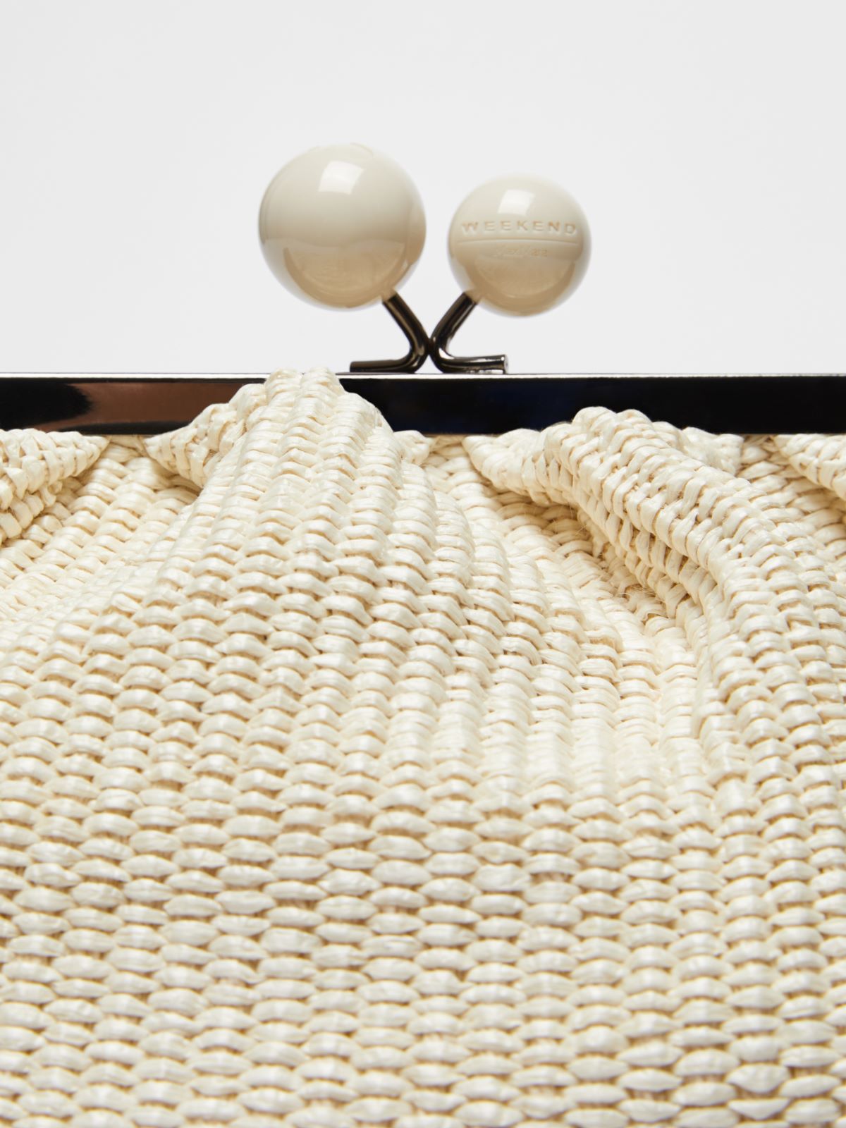 Medium raffia Pasticcino Bag Weekend Maxmara Medium raffia Pasticcino Bag Weekend Maxmara