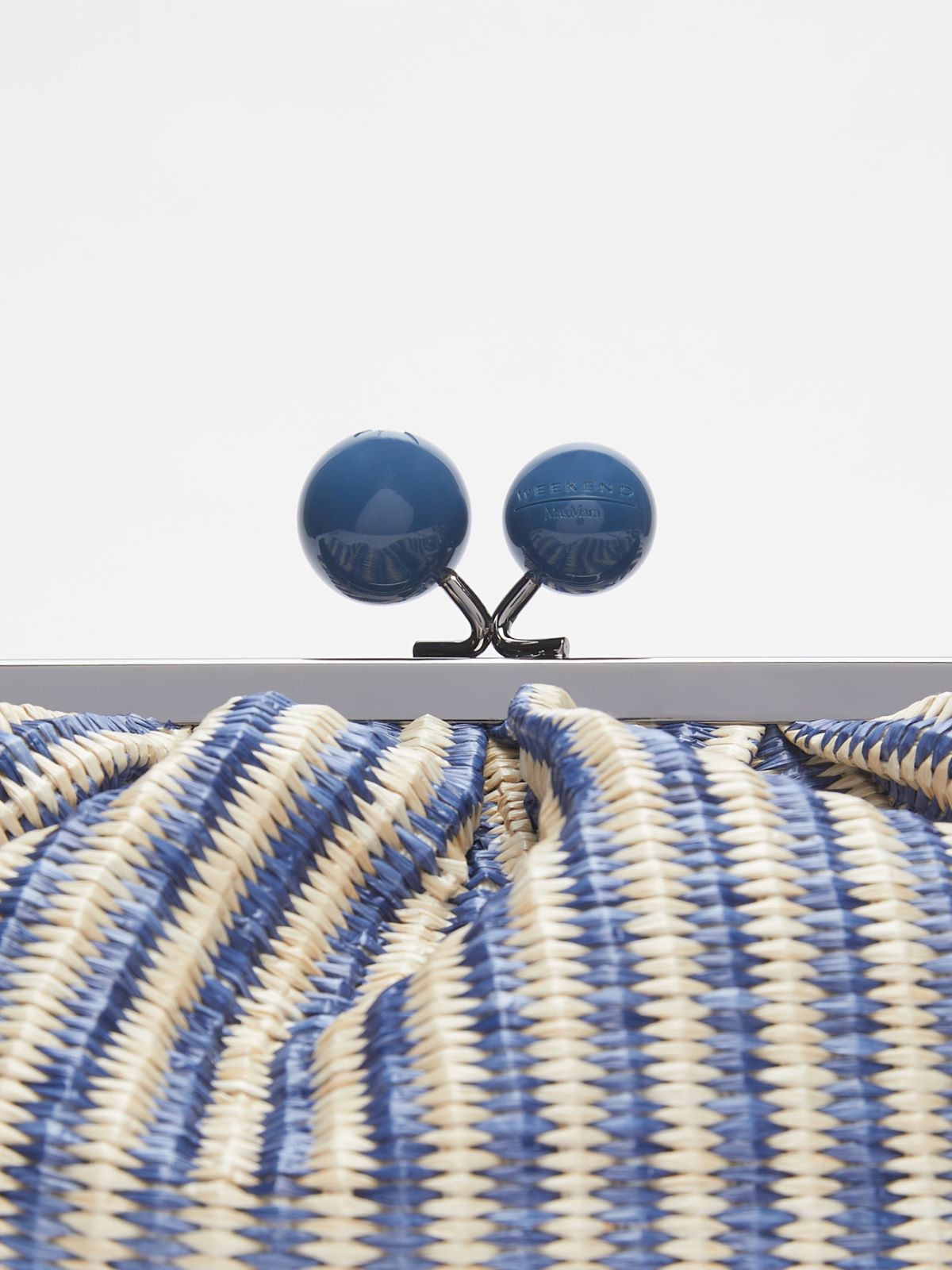 Striped raffia Pasticcino Bag Weekend Maxmara Striped raffia Pasticcino Bag Weekend Maxmara