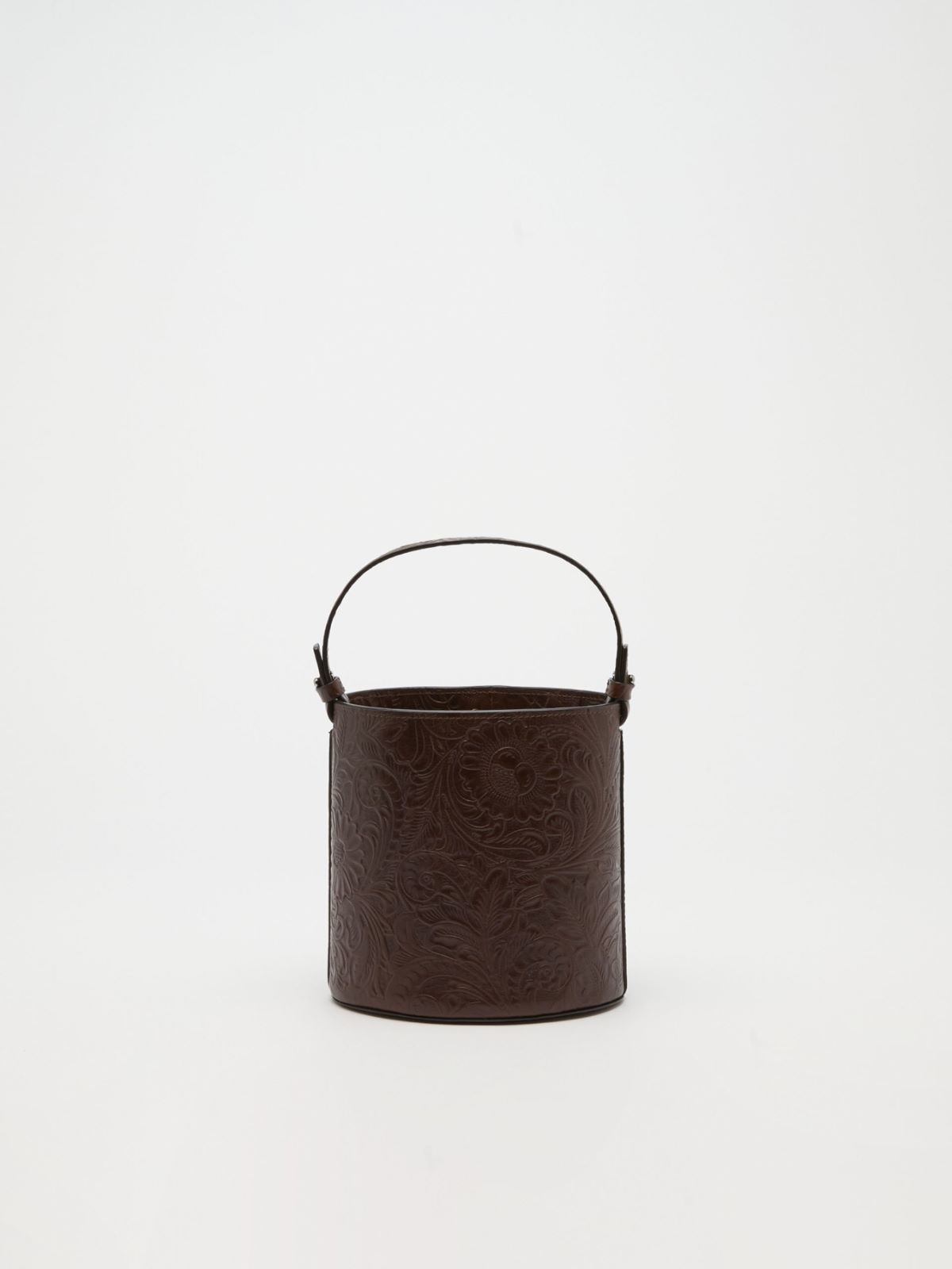 Bucket bag in floral-printed leather Weekend Maxmara Bucket bag in floral-printed leather Weekend Maxmara