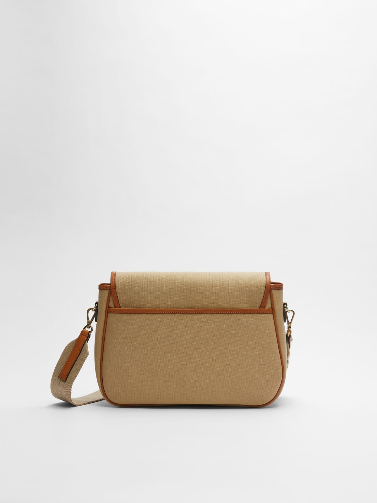 Canvas and leather shoulder bag Weekend Maxmara Canvas and leather shoulder bag Weekend Maxmara