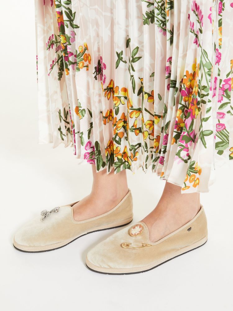 Velvet loafers, honey - Weekend Max Mara