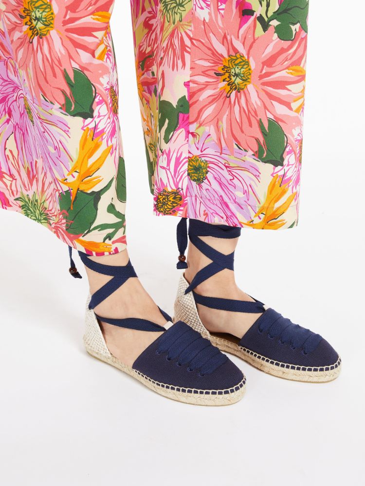 Canvas espadrilles, cornflower blue - Weekend Max Mara