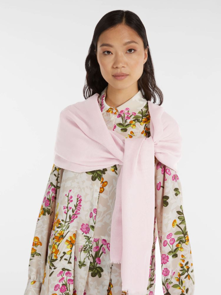 Oversized modal stole, quartz - Weekend Max Mara