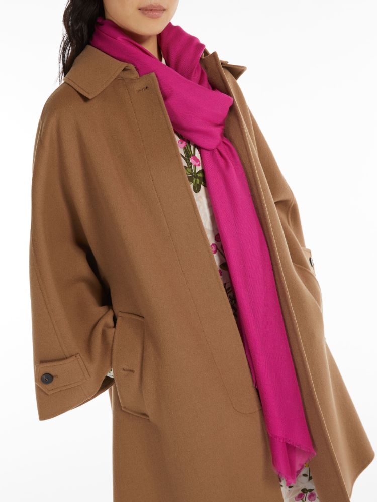 Oversized modal stole, peony - Weekend Max Mara