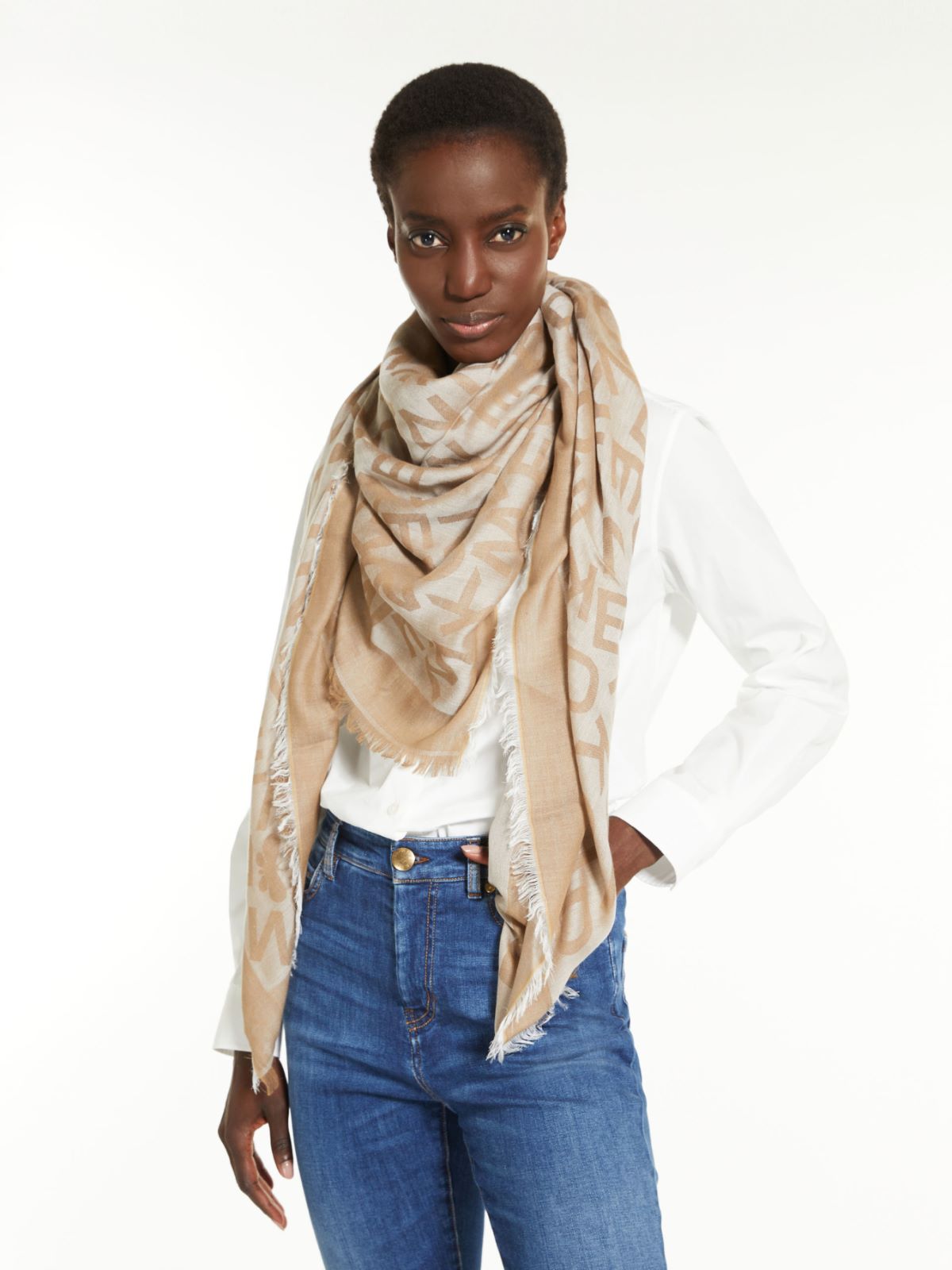 Oversized cotton and wool yoke Weekend Maxmara Oversized cotton and wool yoke Weekend Maxmara