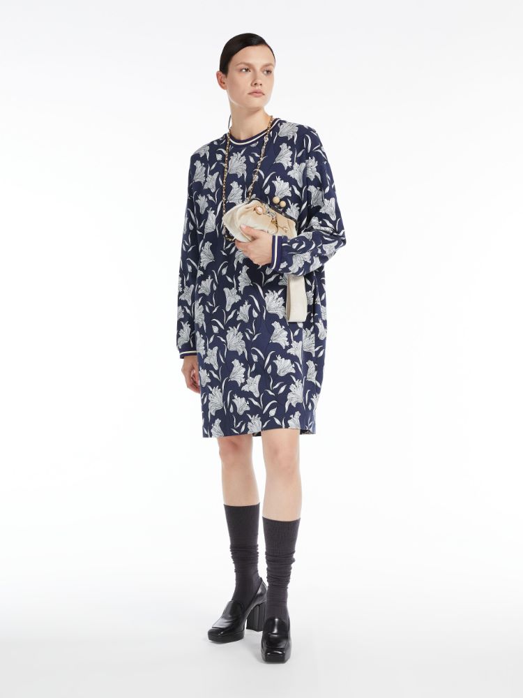 weekend max mara cotton jersey dress