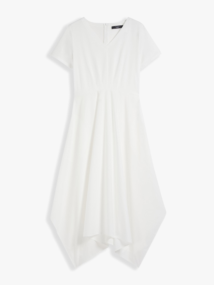 Cotton jersey dress, white - Weekend Max Mara