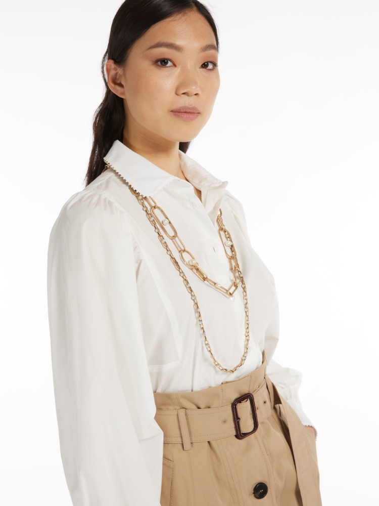 Geometric chain necklaces , gold - Weekend Max Mara