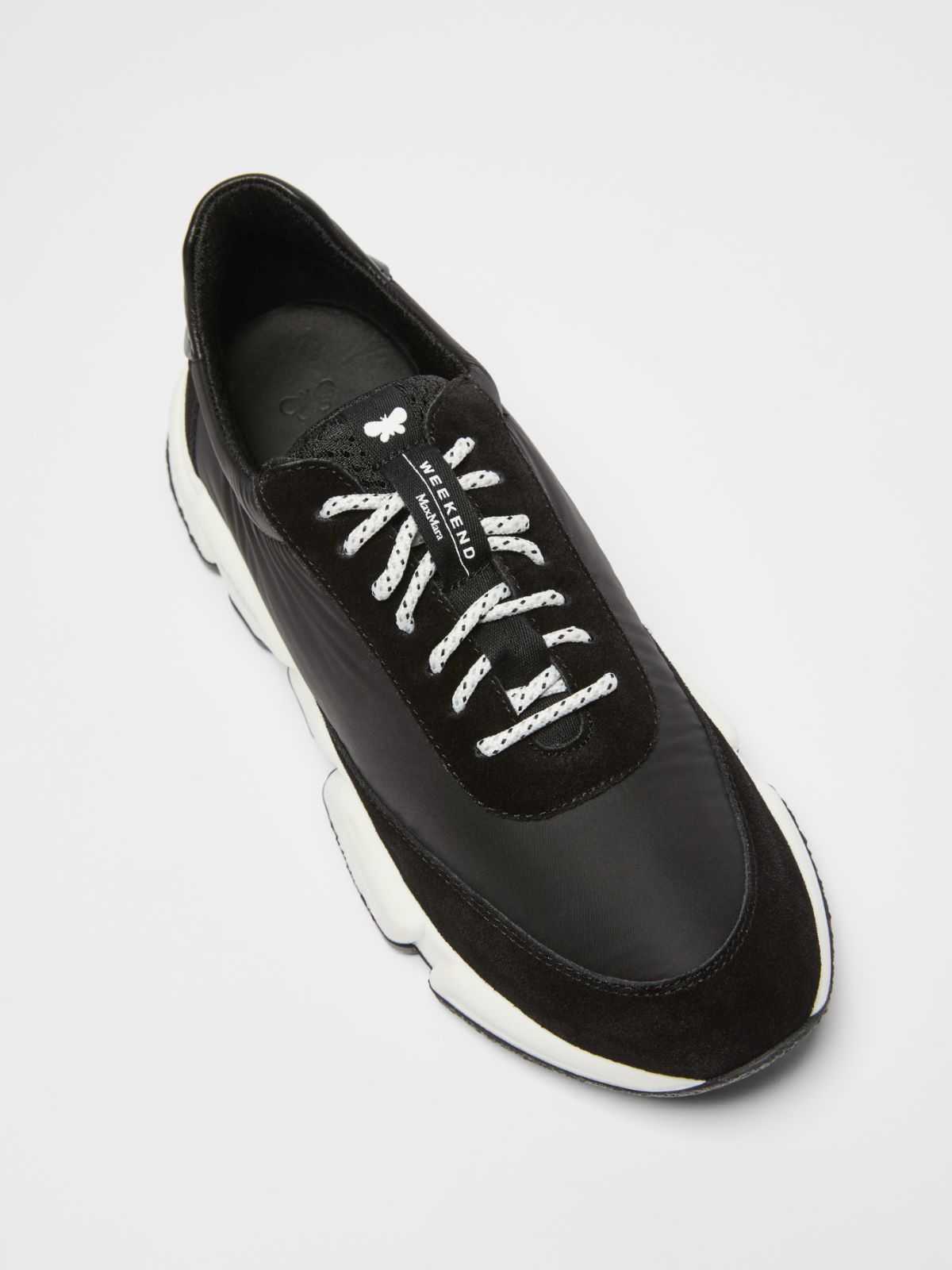 Leather, nylon and suede sneakers Weekend Maxmara