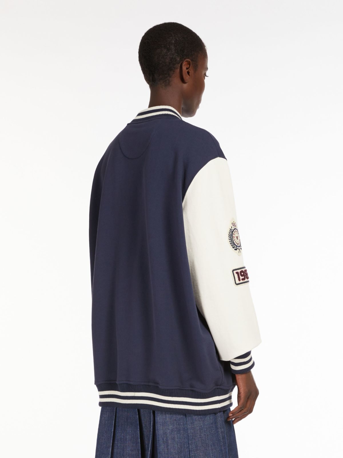 Cotton jersey bomber jacket Weekend Maxmara Cotton jersey bomber jacket Weekend Maxmara