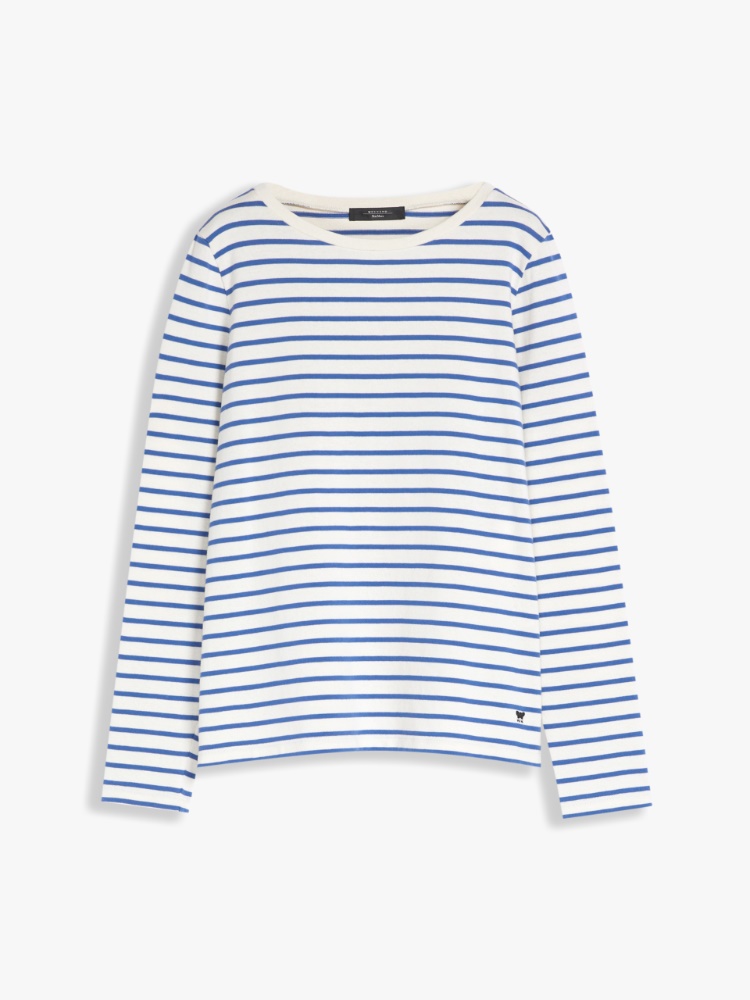 Cotton jersey T-shirt, cornflower blue - Weekend Max Mara