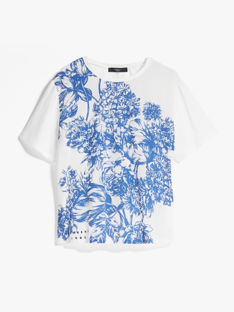 Cotton jersey T-shirt , navy - Weekend Max Mara